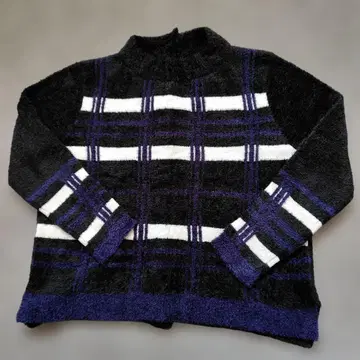 Gabardine K.T. 체크 무늬 스웨터 사이즈 13호