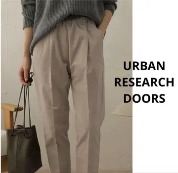 URBAN RESEARCH DOORS 코듀로이 테이퍼드 팬츠