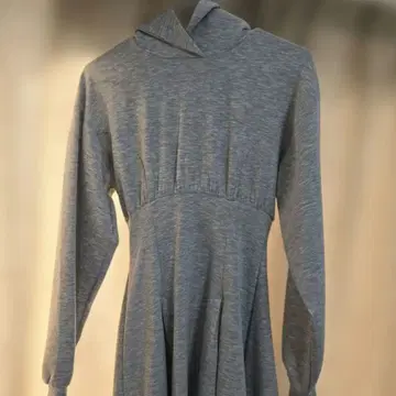 연속 NICECLAUP 후드 부착 그레이 원피스