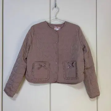 시마무라 x 아오키 미사코 m petit 퀼팅 자켓