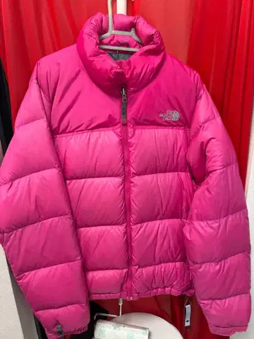 THE NORTH FACE 핑크 다운 자켓