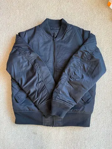 블랙 MA-1 플라이트 자켓