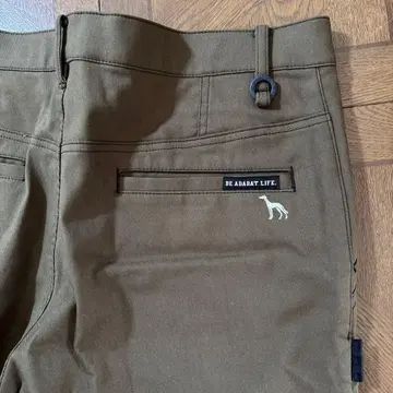 ADABAT 브라운 골프 팬츠