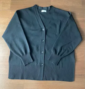 마이니아 가디건 블랙 프리