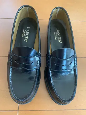 HARUTA 로퍼 블랙 신발 26.0cm EE