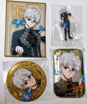 블루 록 나기 세이시로 스퀘어 캔뱃지 미니 아크릴 스탠드 특전