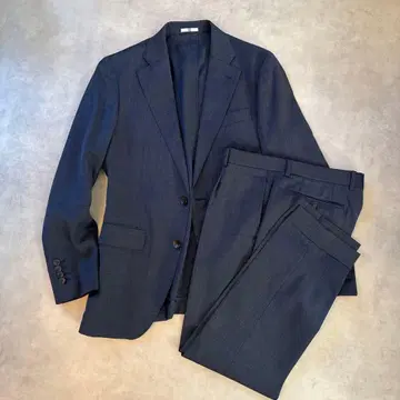 수트 상하의 세트 SUITSELECT 밝은 네이비 비즈니스 정장 봄/여름