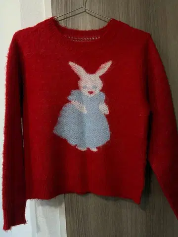 ambiance / RABBIT KNIT 토끼 모헤어풍 니트