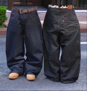 최저가 즉시 완판 BELVET 리지드 배기진 초와이드 와이드 A라인