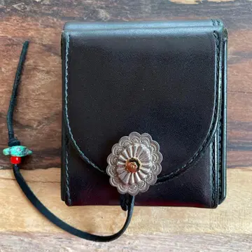 goro's 접이식 지갑 (안장) 블랙