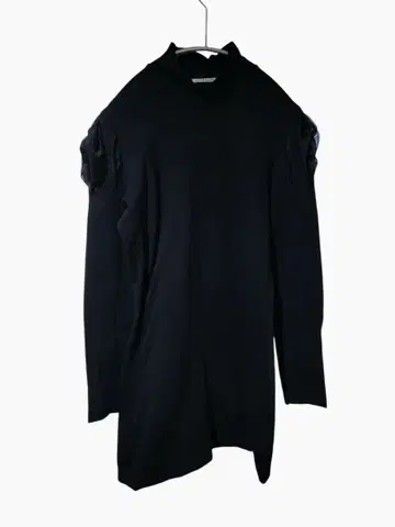 80s tokio kumagai top w/ sheer panels