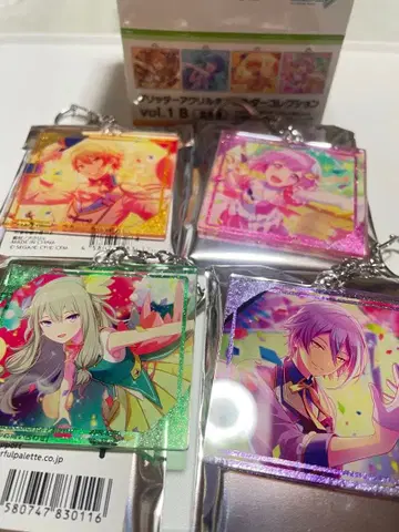 프로세카 글리터 아크릴 키링 츠카사 에무 네네 루이 4개 세트