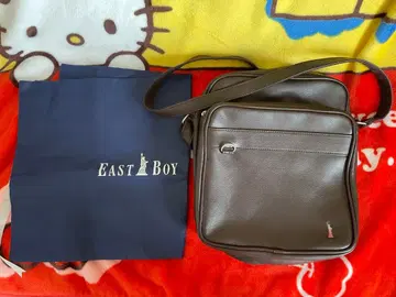 이스트 보이 스쿨 숄더백 브라운 샵 봉투 포함