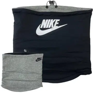 NIKE 넥워머 리버서블 클럽 플리스 블랙 그레이 방한