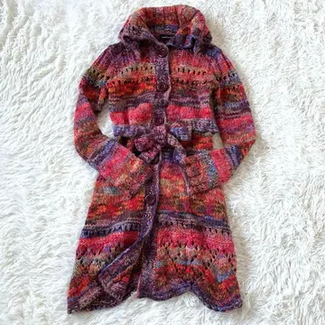 MODA INTERNATIONAL [ S ] 컬러풀 니트 가디건