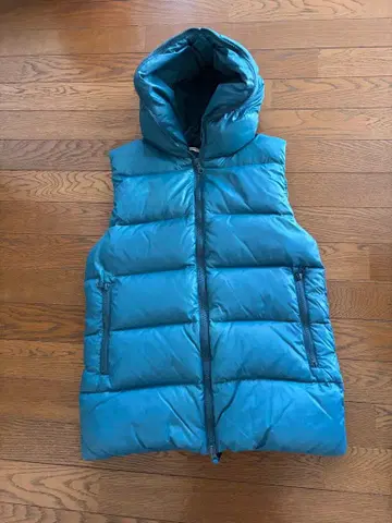 STOCK&INTELLIGENCE 후드 부착 다운 베스트 40 사이즈