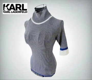 칼 라거펠트 여성용 니트 상의 그레이 계열 38 한정판 모델