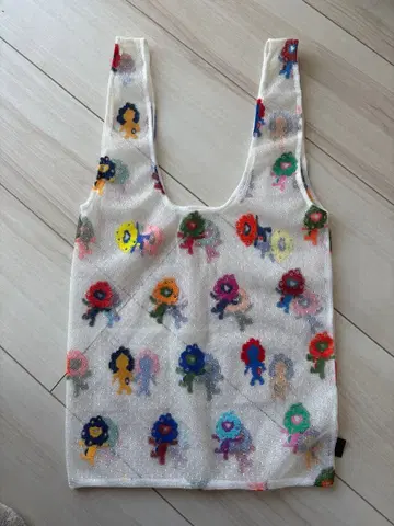 오사카 엑스포 회장 한정 컬러 미야쿠미야쿠 레이스 에코백 멀티 컬러