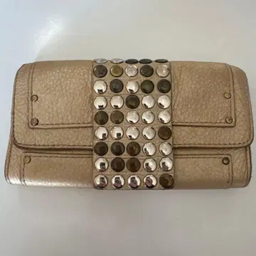 TRES chouette 트레 장지갑 스터드 가죽