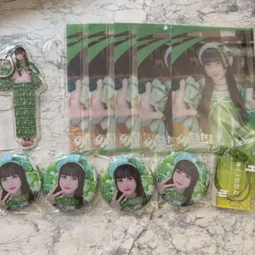 ONELiFE! 복권 아크릴 키링 캔뱃지 클리어 카드 와카바노아