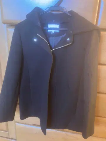 BEAUTY&YOUTH 후드 부착 피코트 M 사이즈 블랙