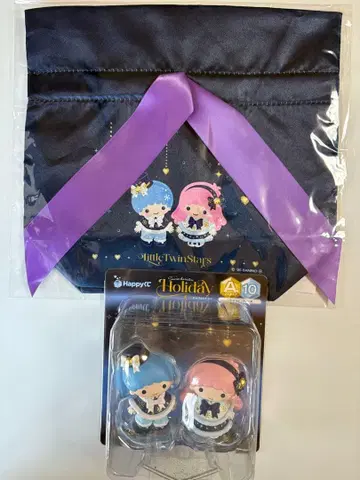 Happy 복권 산리오 A상 피규어 리틀트윈스타 C상 기프트 파우치