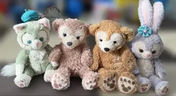 더피 프렌즈 봉제 인형 세트 디즈니