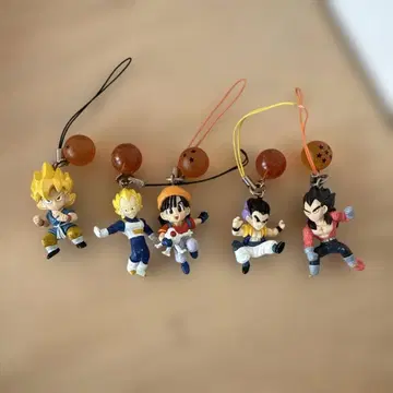 드래곤볼 캐릭터 스트랩 5체 세트