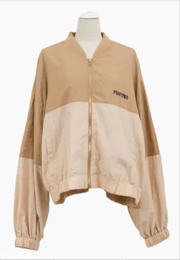 [ 새상품 ] PUNYUS 바이컬러 나일론 블루종