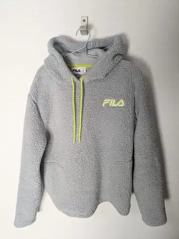 [새상품급] FILA 플리스 후드티 그레이와 화이트 세트