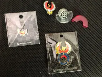 포켓몬 센터 교토 호우오 핀 배지 참 세트