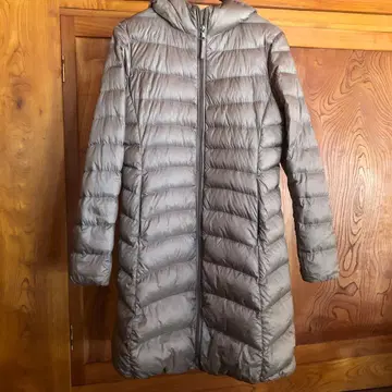 UNIQLO 베이지 롱 다운 자켓 M 사이즈