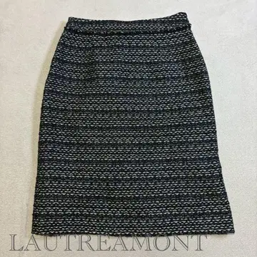 [새상품급] LAUTREAMONT 트위드 스커트 무릎 기장 스커트