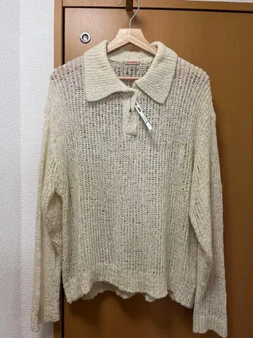 RYETENDER 아이보리 폴로 니트 긴팔