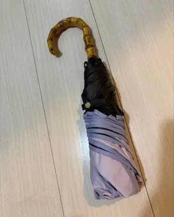 새상품급 wpc 접이식 양산 3단 접이식 겸용 우산 플로럴 퍼플 UVC