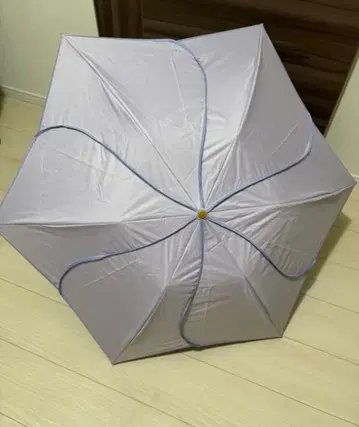 새상품급 UVO 접이식 양산 3단 접이식 겸용 우산 플로럴 퍼플