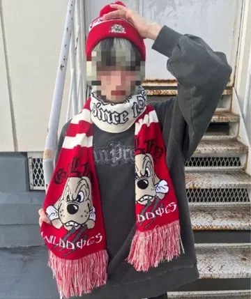 새상품 [ GALFY/갈피 ] 폼폼 포함 자카드 니트 캡