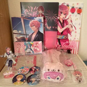 스토푸리 사토미 군 세트 애니멀 펜 케이스 클립 클리어 파일 외