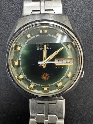 SEIKO 어드밴스 자동 와인딩 손목시계 그린