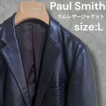 [ 인기 ] Paul Smith 램 가죽 테일러드 자켓 size:L
