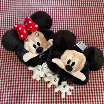 택 포함 새상품 디즈니 미키 미니 팬캡 모자 2개 세트