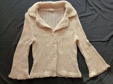 Sybilla 시빌라 베이지 면 가디건 자켓 M