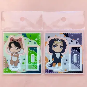 진격의 거인 애니멀코 아크릴 스탠드 리바이 엘빈