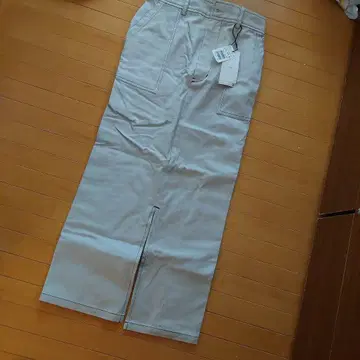 Vin 슬릿 롱 스커트 38 라이트 그레이 15000엔