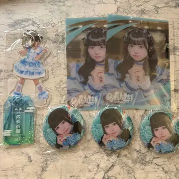 ONELiFE! 복권 아크릴 키링 캔뱃지 클리어 카드 니지바 미니