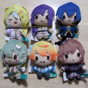 [택 포함 새상품] 프로세카 후와푸치 마스코트 6개 세트