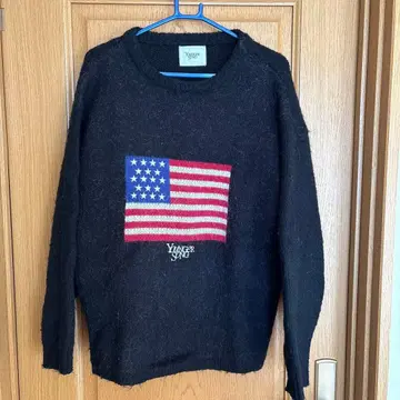 younger song flag logo knit