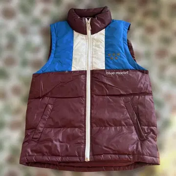 blue marlin 여성용 다운 베스트