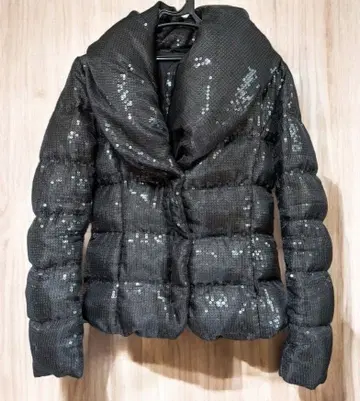 add 스팽글 구스 다운 자켓