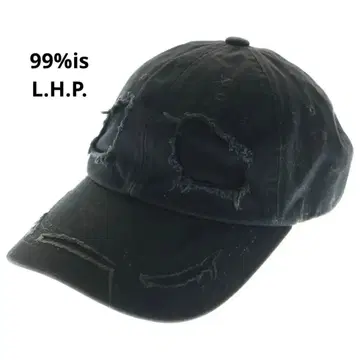 99%is L.H.P. 별주 GHOST CAP 데미지 가공 캡